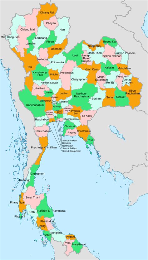 list of cities in thailand|Thailand: Regions, Provinces, Districts, Major Cities and .